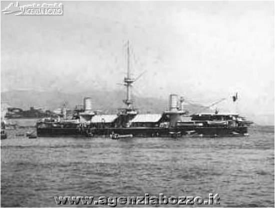 Navi da guerra RN Andrea Doria 1885 corazzata di I classe Regia